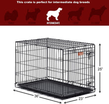 Load image into Gallery viewer, 36-Inch Pet Crates-Double Door | dutydog.
